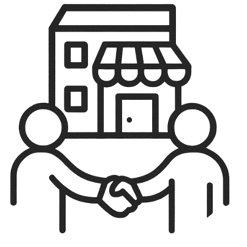 Icône showroom monbureau à Saxon